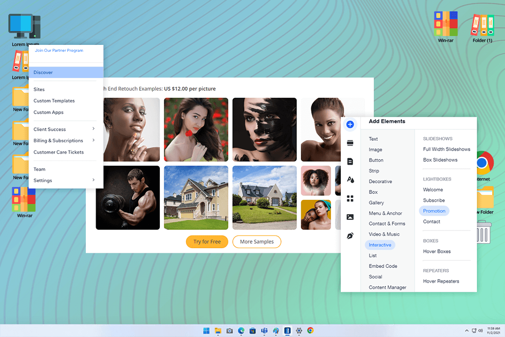 wix web design software