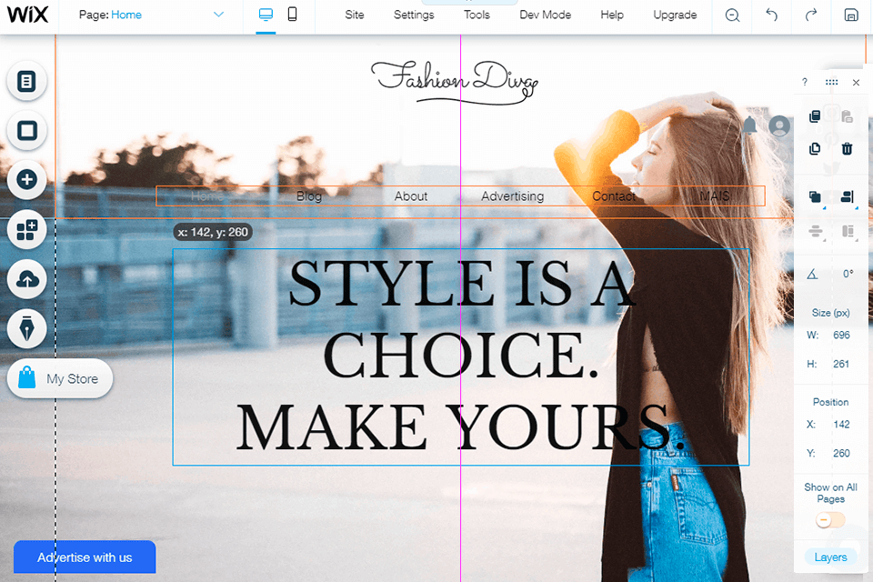 wix webflow alternative interface