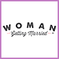 woman getting married wedding blog logo