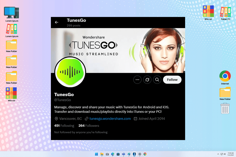 wondershare tunesgo announcement