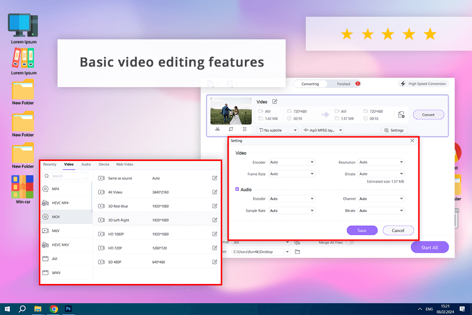 wondershare uniconverter avi to mov converter