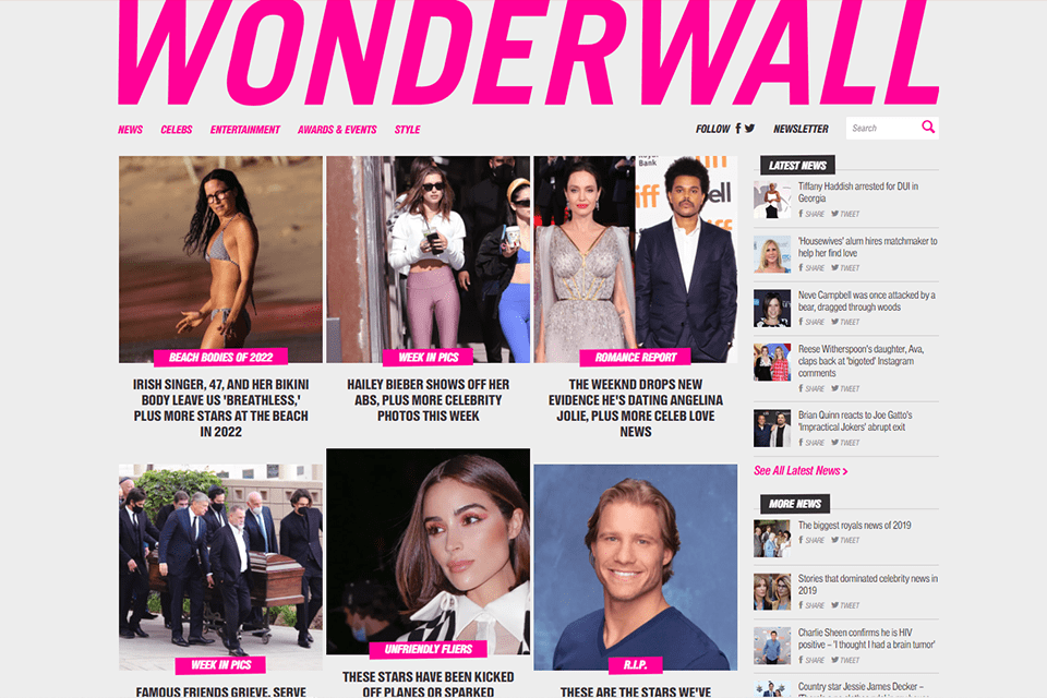 wonderwall entertainment blog