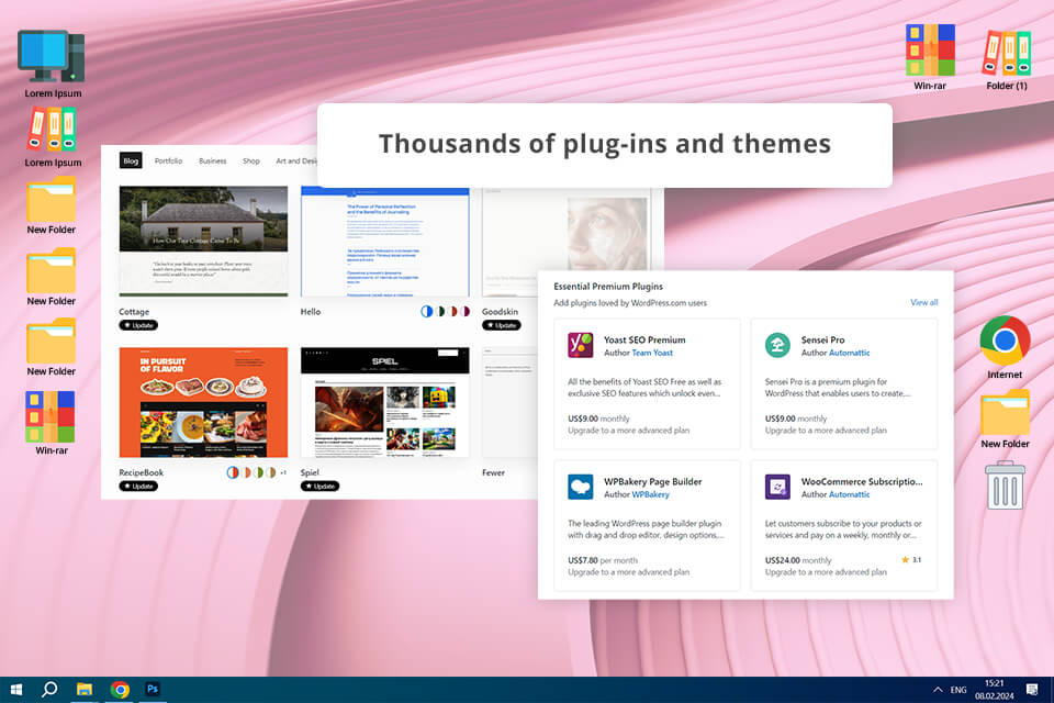 wordpress wix alternative