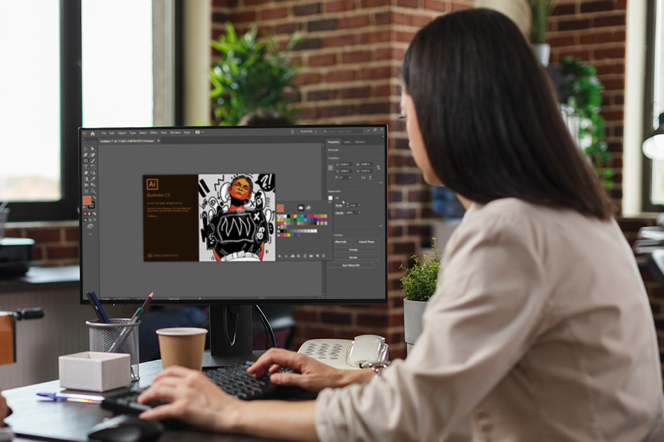 working with illustrator 2019