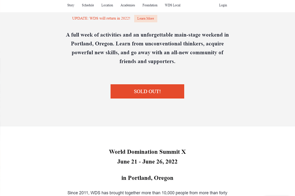 world domination summit creative conference