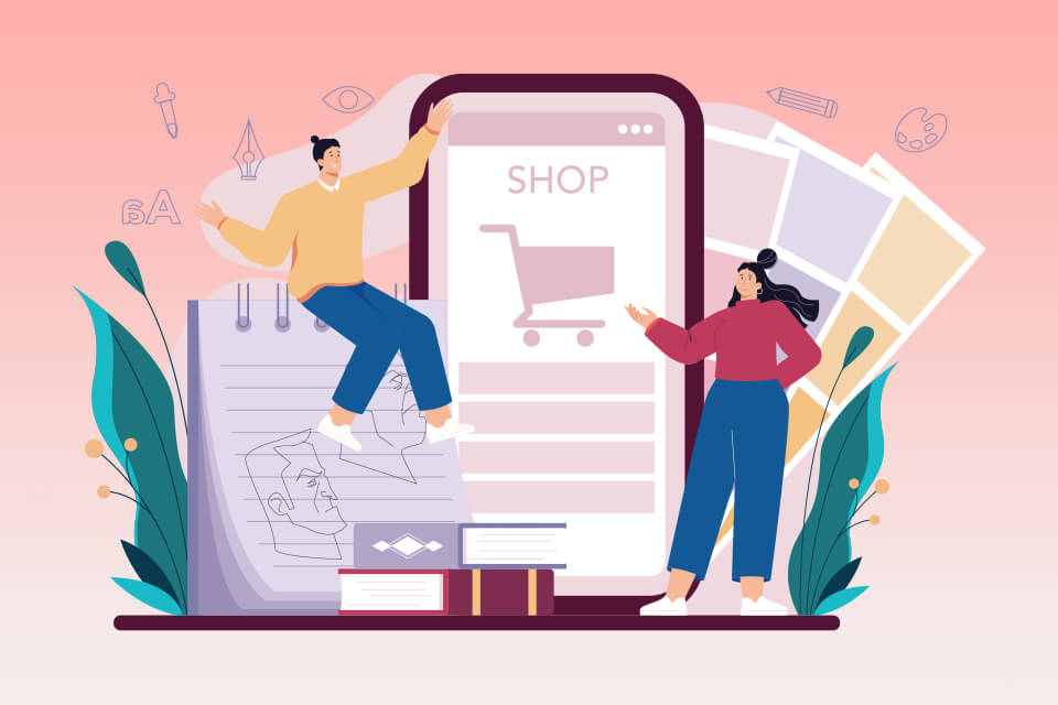 wowonini ecommerce design vector