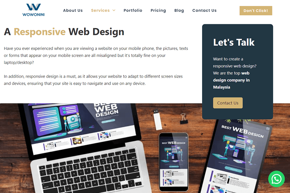 wowonini web design