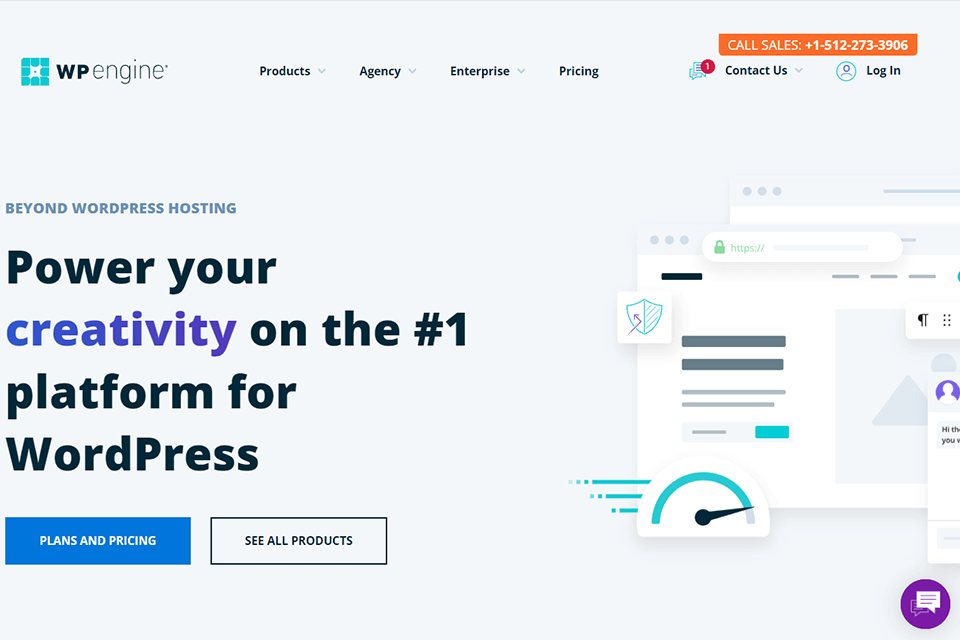 wp engine wordpress hosting service website