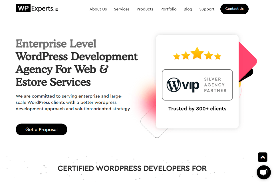 wpexperts interface