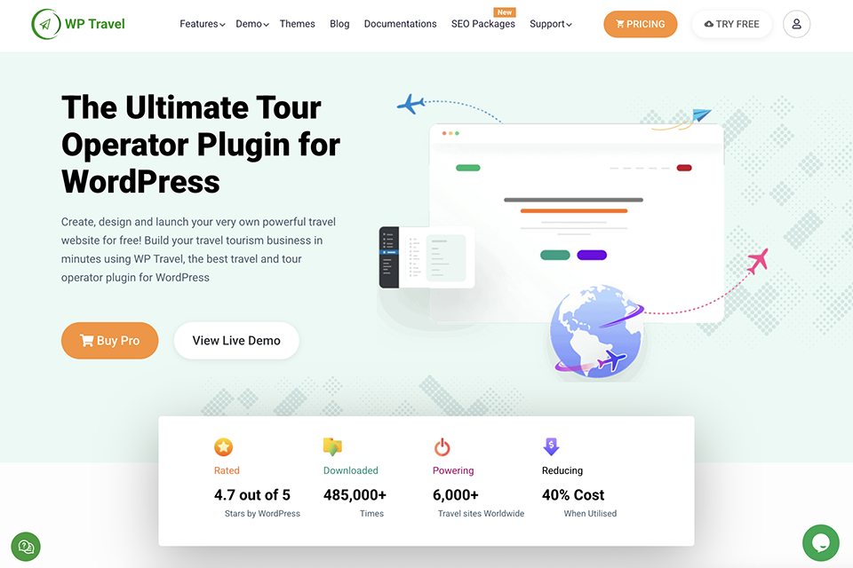 wp travel pro custom booking settings in wordpress