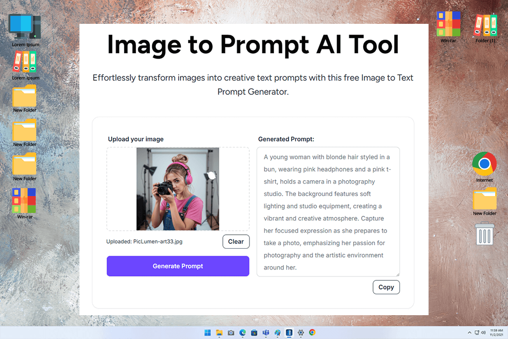 writingmate ai image to prompt generator
