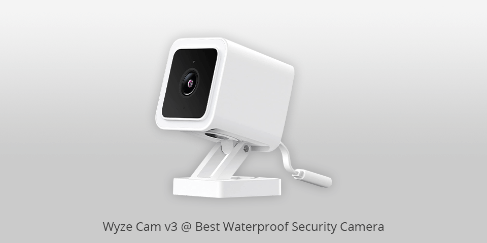 wyze cam v3 waterproof security camera