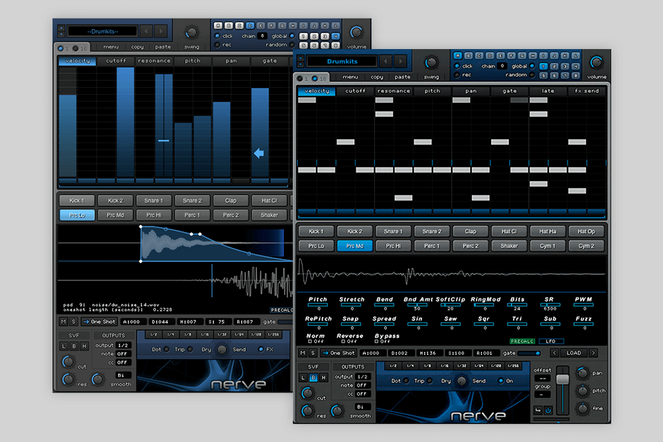 xfer nerve drum software interface