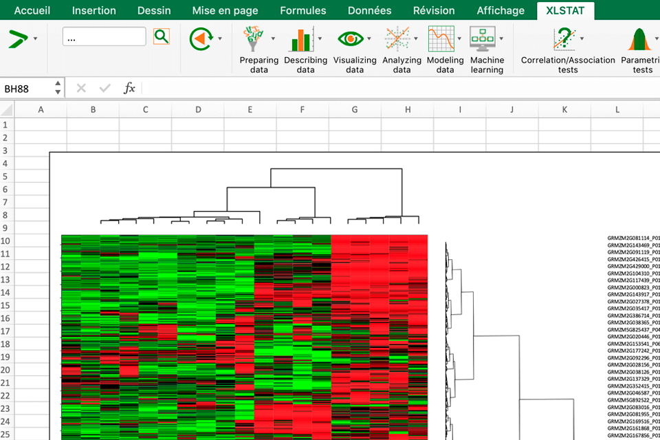 xl stat statistical analysis software interface
