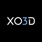 xo3d co uk 3d modeling company logo