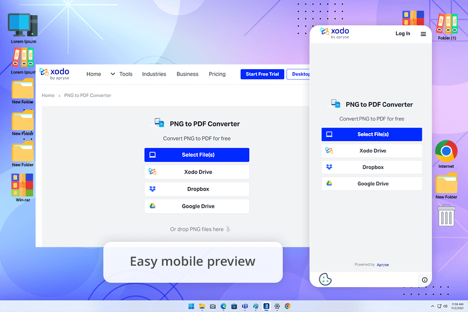 xodo png to pdf converter