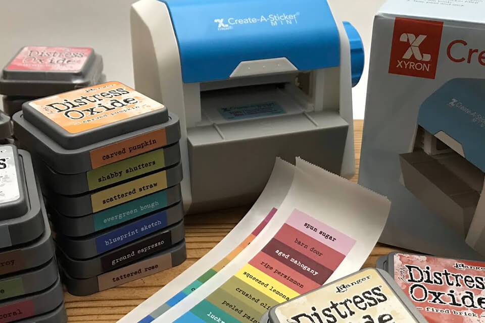 xyron create-a-sticker sticker maker machine lifestyle