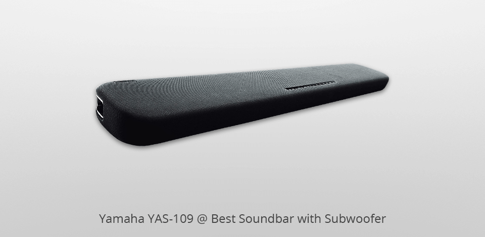 yamaha yas-109 soundbars with subwoofer
