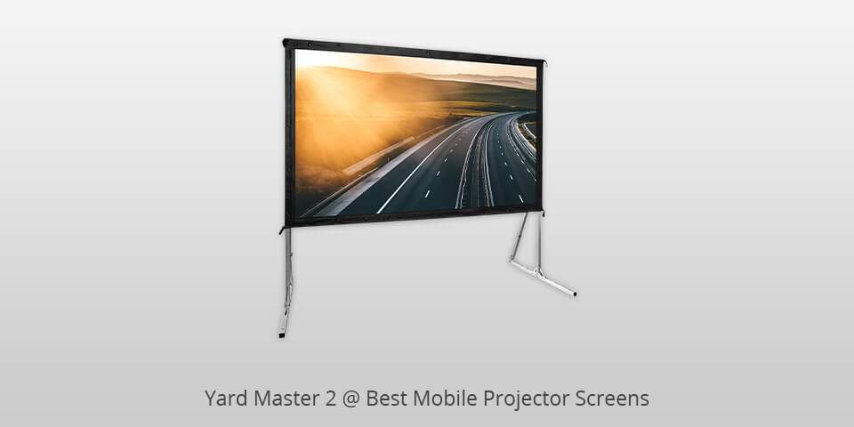 yard master 2 mobile projector screen