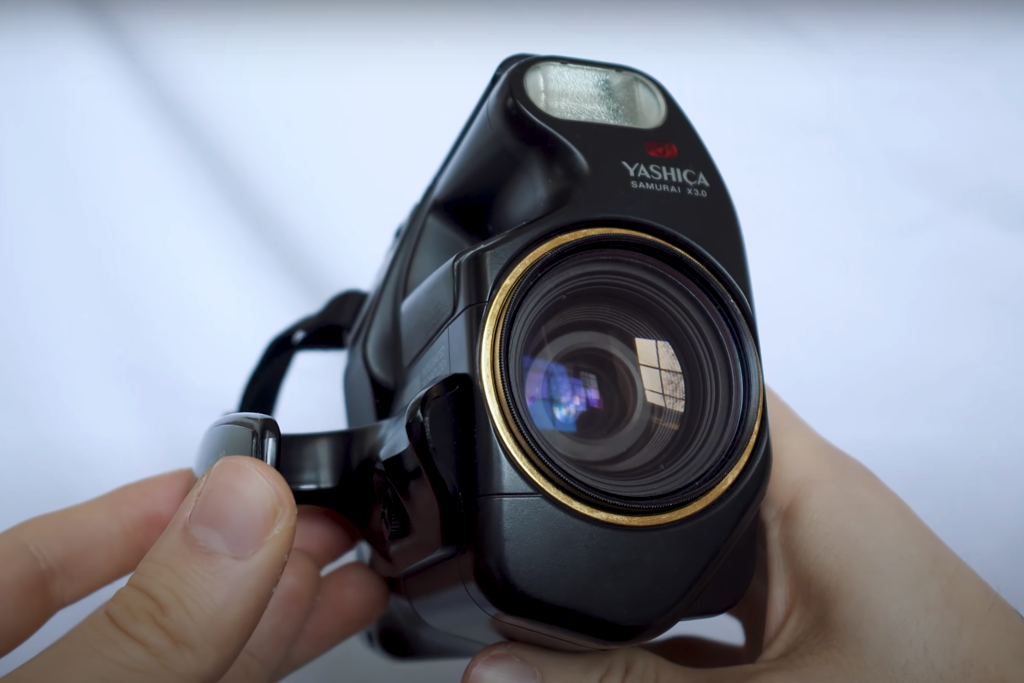 yachica samurai half frame film camera