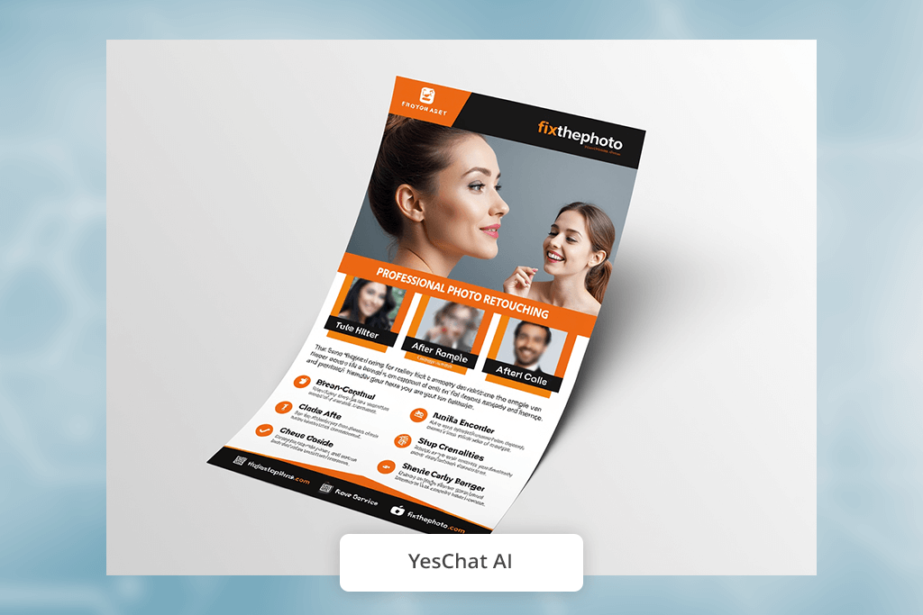 yeschat ai flyer generator
