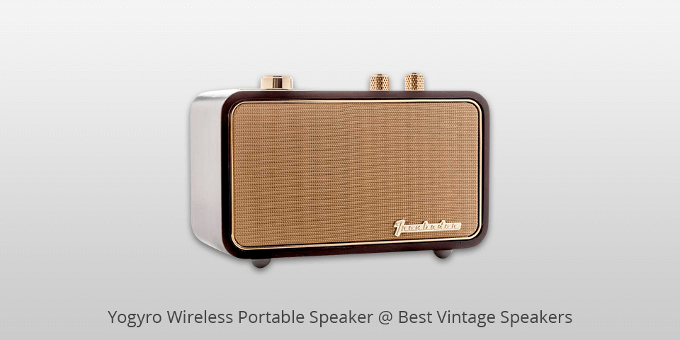 yogyro wireless portable speaker vintage speakers