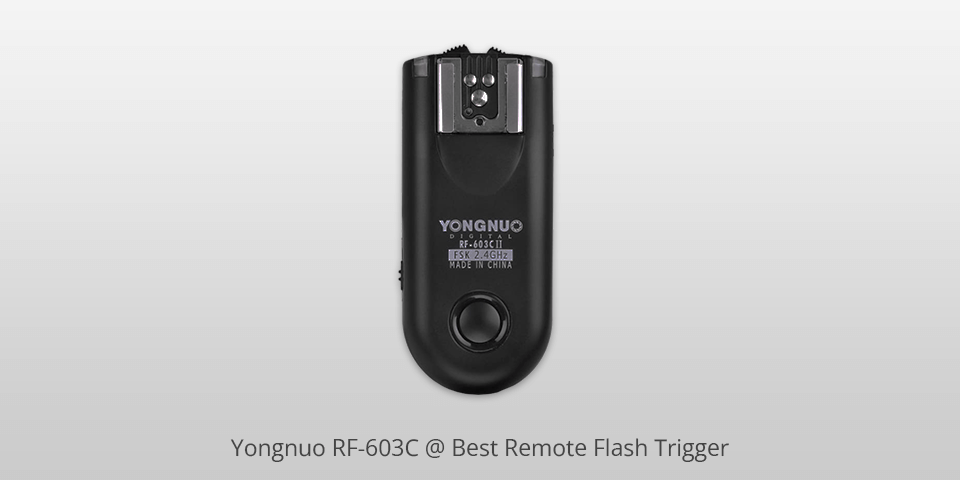 yongnuo rf-603c remote flash trigger