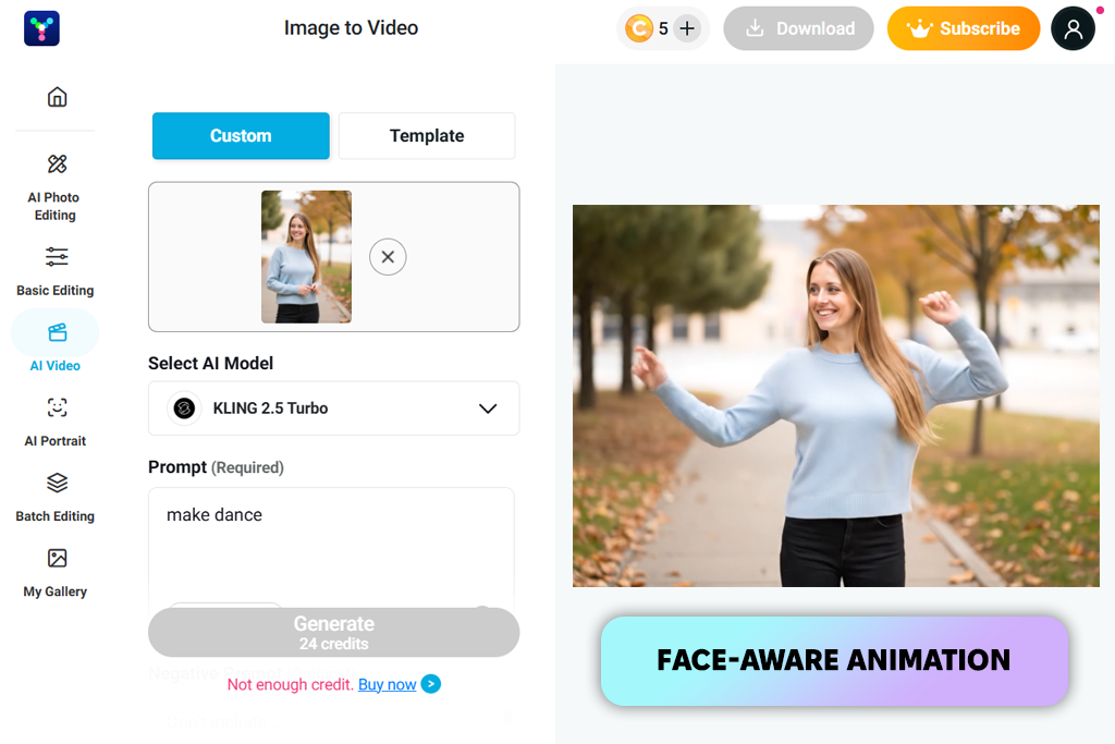 youcam ai dance generator