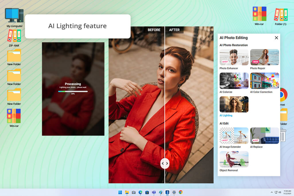 youcam enhance image brightener online
