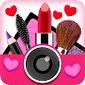 youcam makeup app to make you look younger logo