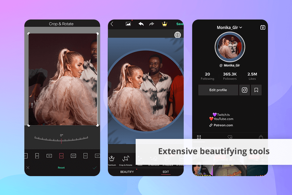 youcam perfect tiktok pfp maker