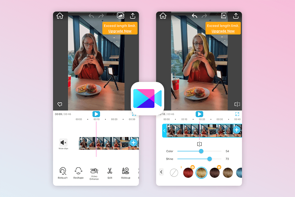 youcam video youtube shorts app