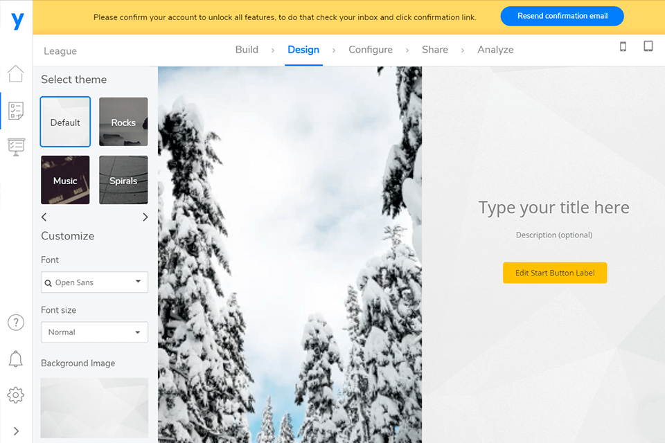 youengage interactive calculator builder interface