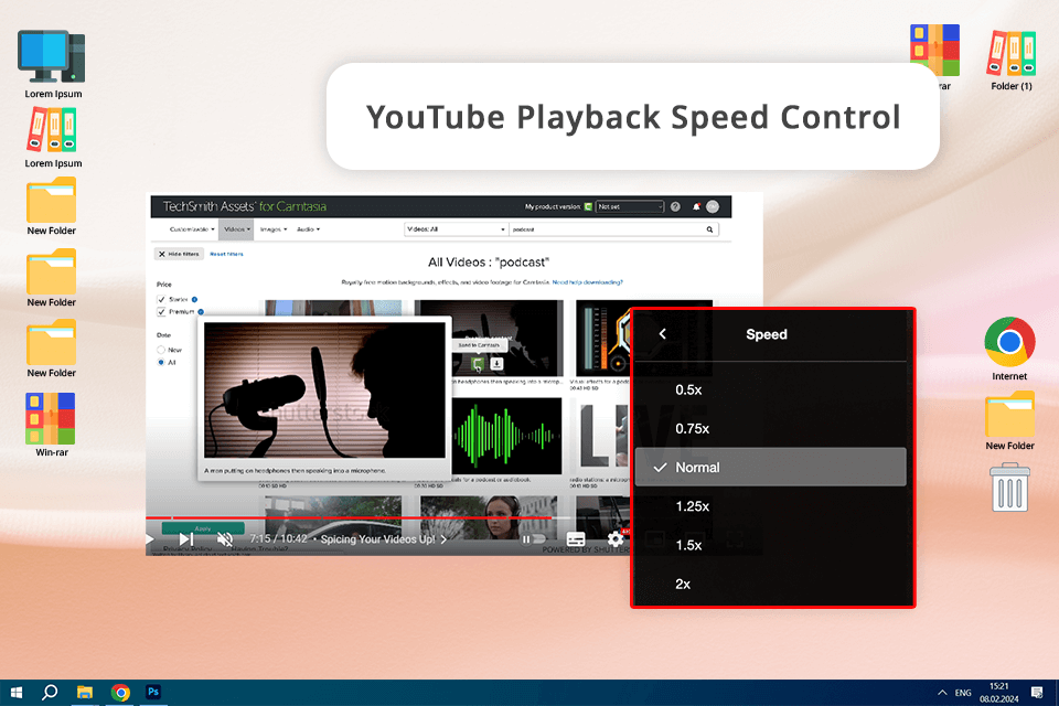 youtube playback speed control video speed controller chrome extension