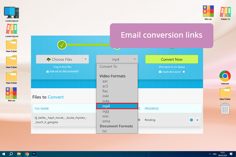 zamzar 3gp to mp4 converter
