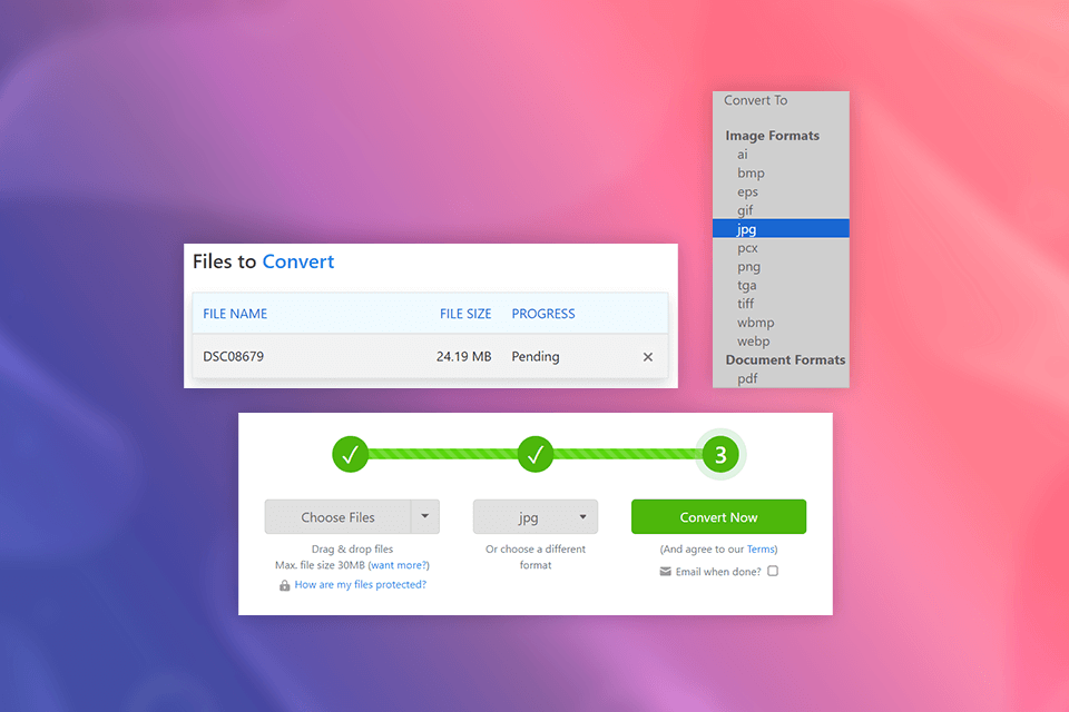 zamzar cr2 to jpg converter