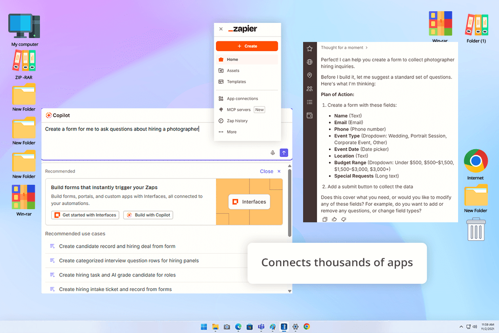 zapier generative ai tool for business