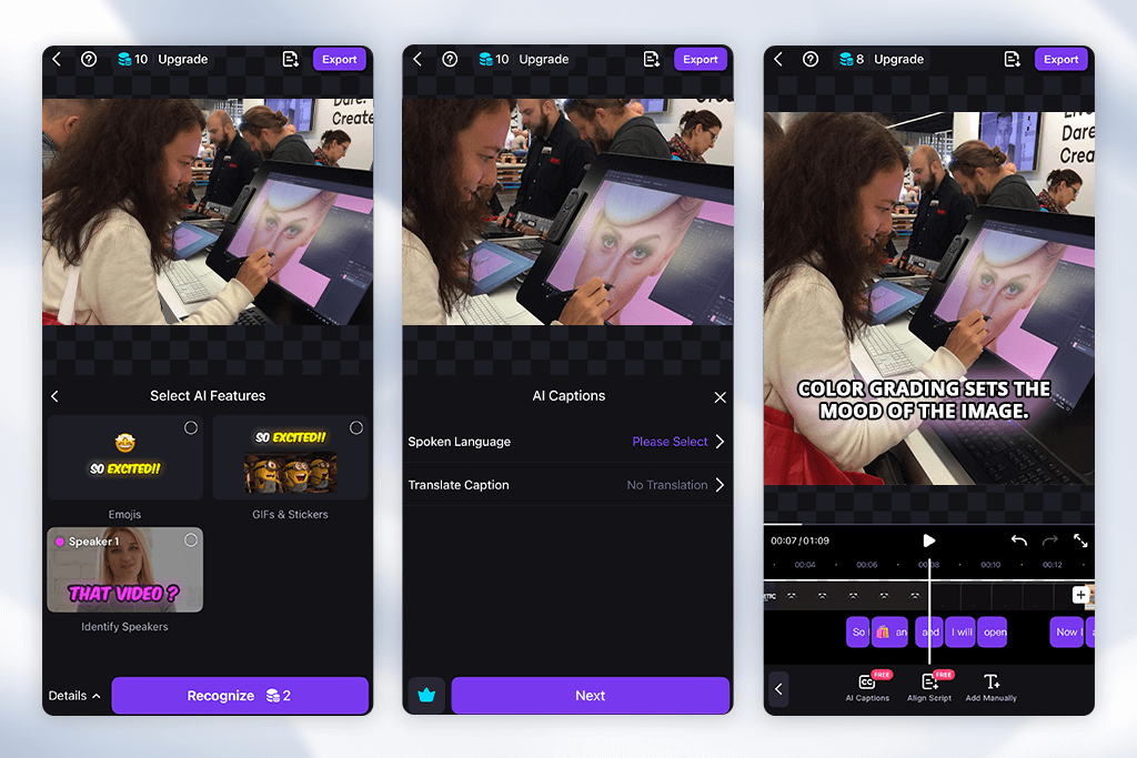 zeemo app for video captions