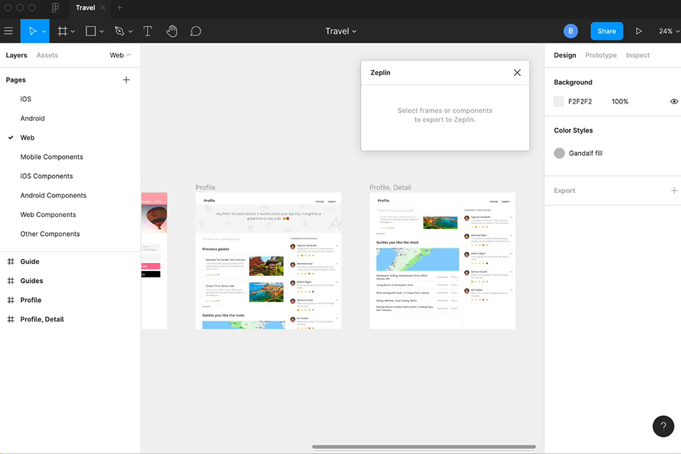 zeplin invision alternative interface
