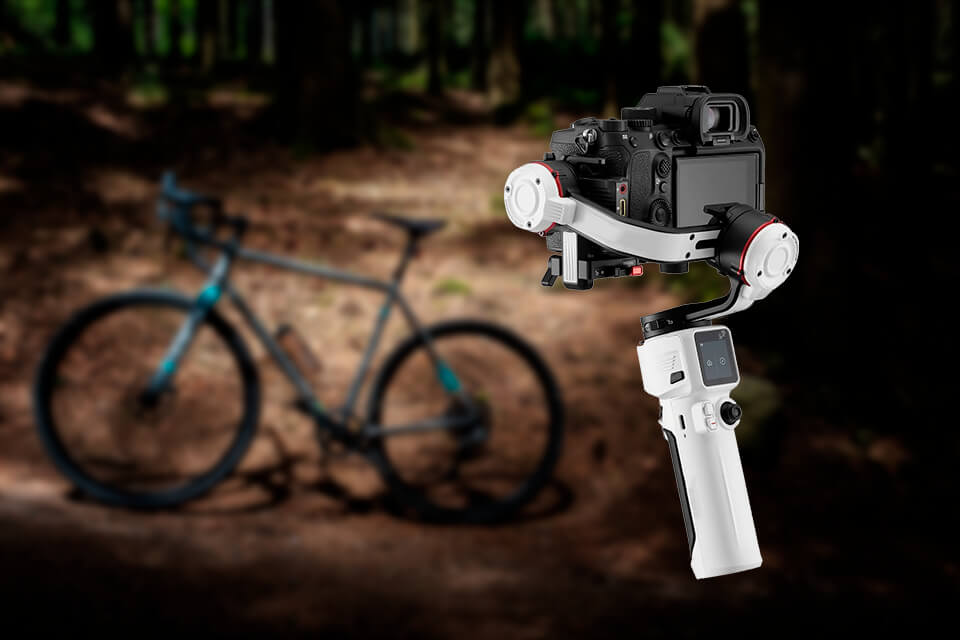 zhiyun crane m3 cardanische ophanging voor de levensstijl van mountainbikers