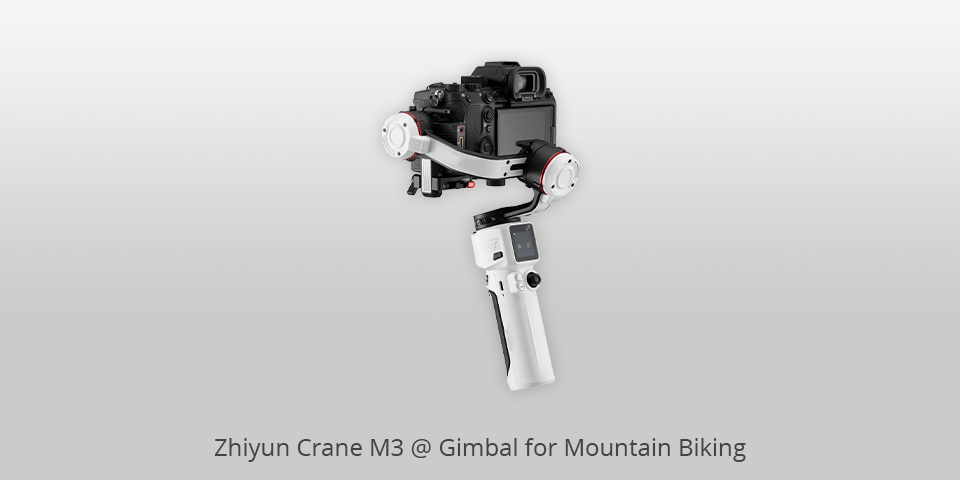 zhiyun crane m3 gimbal voor mountainbiken