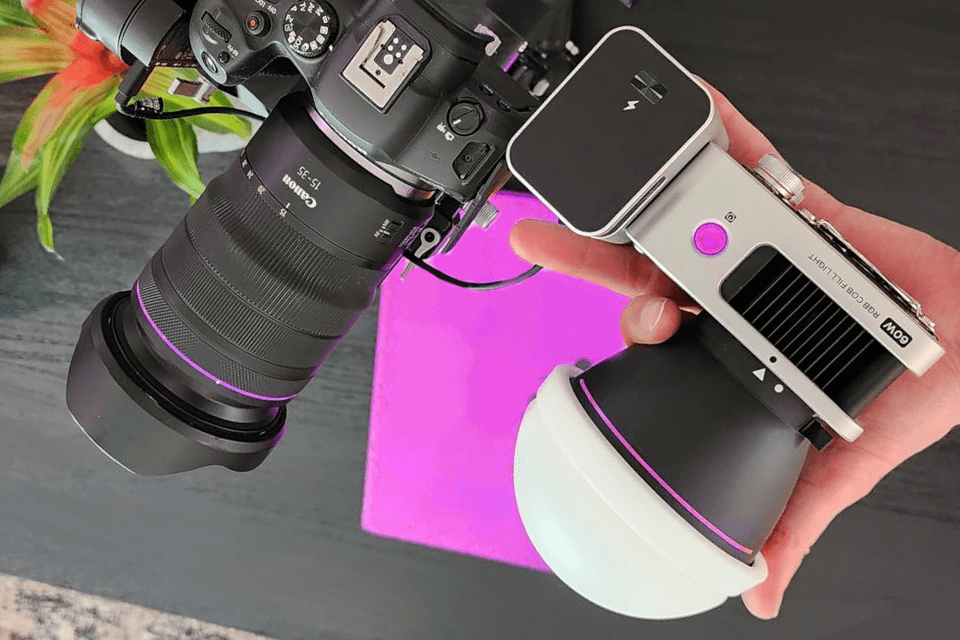zhiyun molus x60 rgb video led light lifestyle