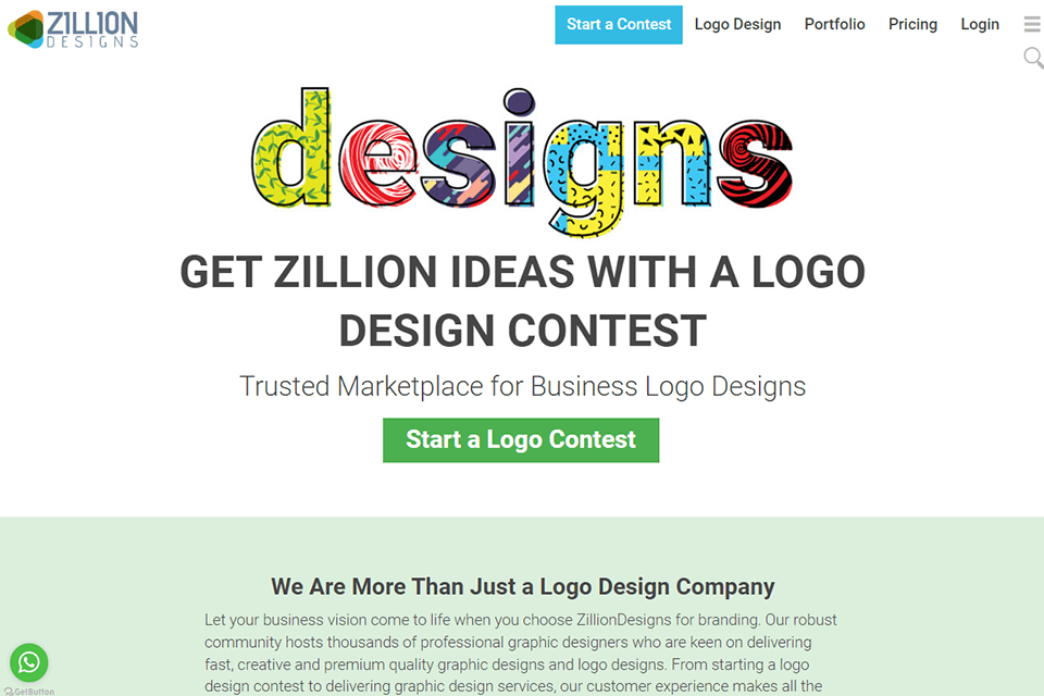 zilliondesigns interface