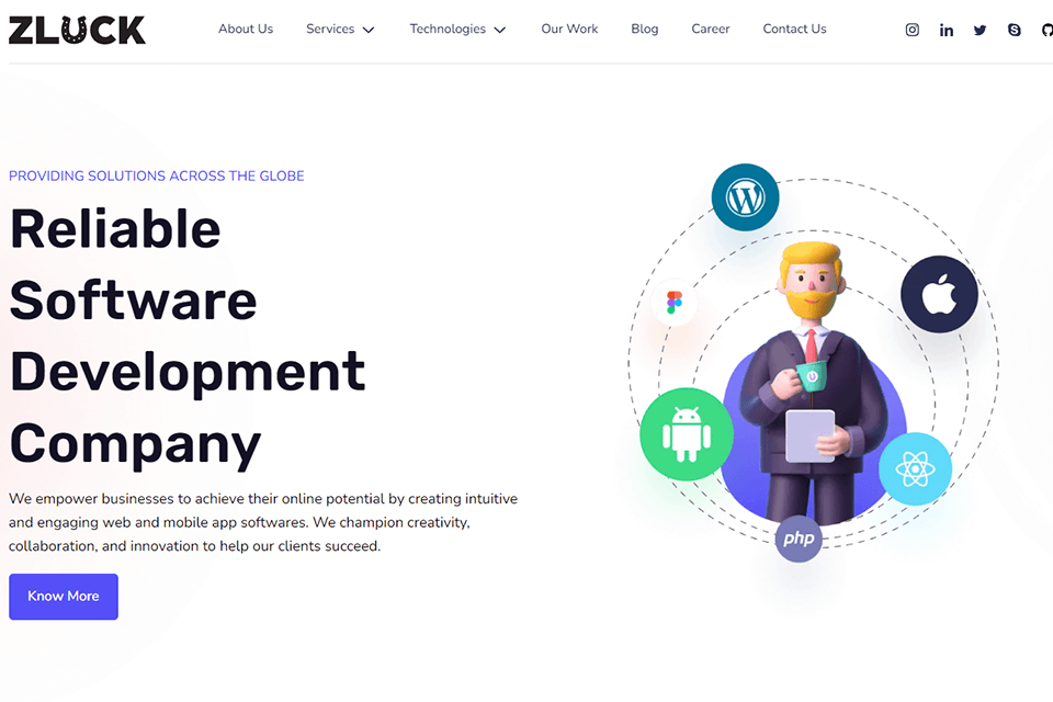 zluck solutions interface