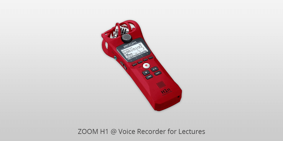 zoom h1 voice recorder for lectures