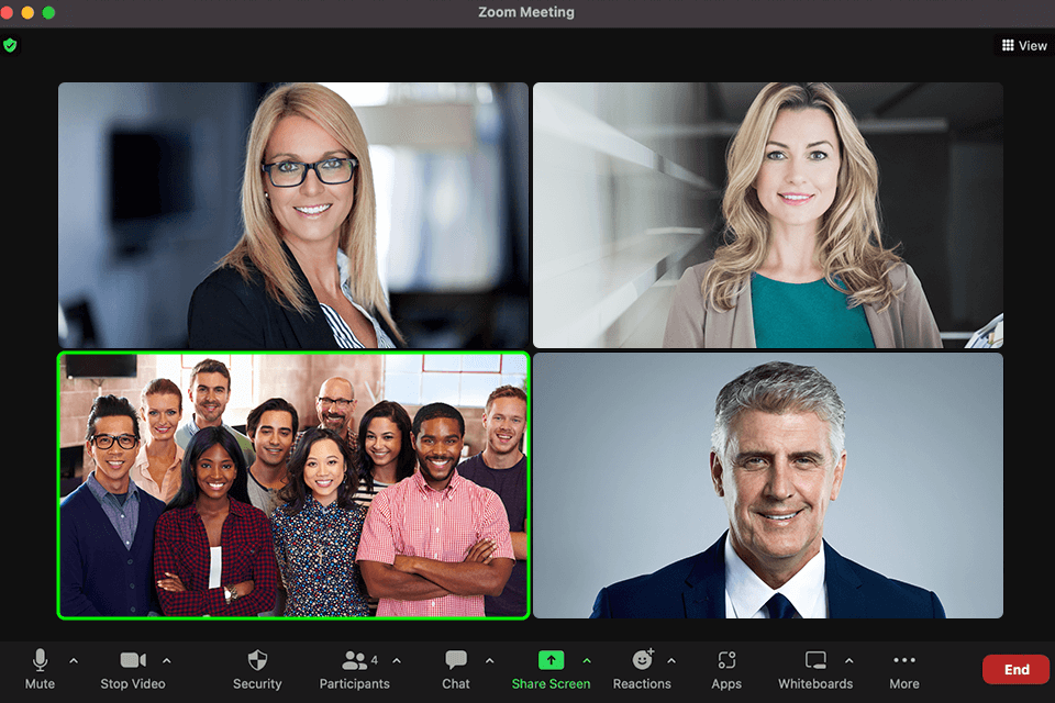zoom meeting management software interface