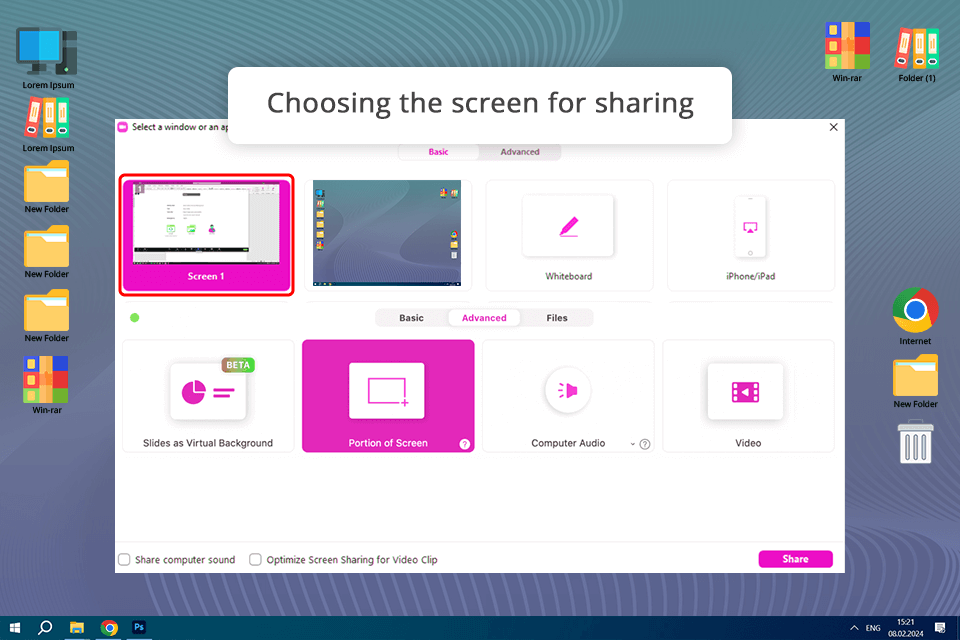 zoom screen sharing software