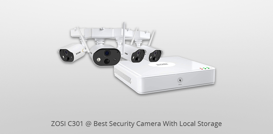 zosi c301 security camera with local storage