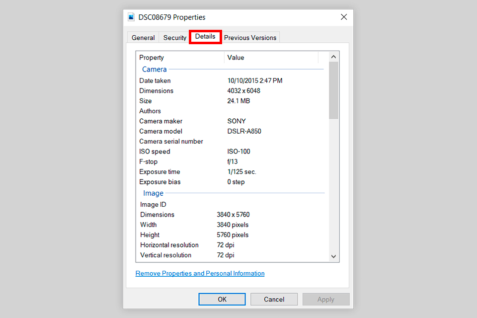 what-is-photo-metadata-definition-types