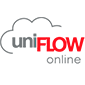 uniflow print management software logo